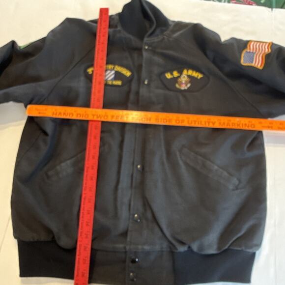 Army jacket 3rd infantry div fallen heroes Patch men Sz L USA Coast Guard Troops - Picture 10 of 16